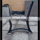 Outdoor Wooden Bench, Wood Park Bench, Cast Iron and Wood Garden Bench thumbnail-2