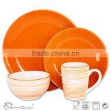 Fine Ceramic 16pcs Stoneware Dinner Set thumbnail-3