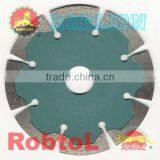 Two Small Deep Teeth With Segmented Small Diamond Blade (GEAE)