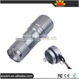 Mini Protable UV Light 365-370nm 9 LED Flashlight Torch thumbnail-5