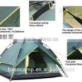Outdoor Large Family Camping Tent Waterproof Pop up 4 Person Folding Camping Hiking Tent