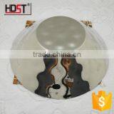 2015 Restaurant Stainless Silver Fruit Dish Wholesale Round Fruit Dish thumbnail-4