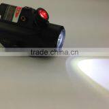 Erains TAC Optics Tactical Compact Pistol Weapon 225 Lumens Q5 LED Flashlight With 45 Degree 25 Lumens Red LED Light /Torch thumbnail-3