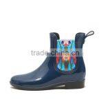 Printed Elastic Women Chelsea Rain Boots Custom Made thumbnail-3