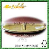 Natural Bamboo Snack Dishes & Plates thumbnail-1
