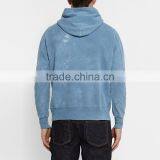 Adult Elastic Cuffs Polar Fleece Stone Washed Hoodie thumbnail-2