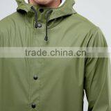 Best Price High Quality New Design Durable Hopp Neck 100% Polyurethane Green Casual Men Bomber Winter Jacket thumbnail-3