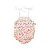 Flower Lace Baby Girl Romper Baby Floral Romper With Tassels thumbnail-6