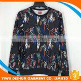 Men Fashion Spark Print Black Hoodies Pullover thumbnail-1