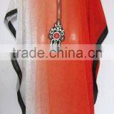 ORANGE Georgette Shaded CAFTAN Kaftan Tunic Poncho Zip Cover up thumbnail-1