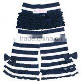 2017 New Arrival Baby Girls Clothes Western Style Kids Clothing Trousers Ruffle Wholesale Stripe Children Baby Harem Pants thumbnail-2