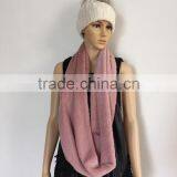 Black Fashion Young Neck PV Fleece Tube Scarf Factory thumbnail-2