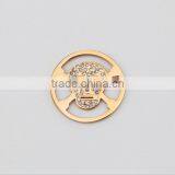 Gold 33MM Coin Dream Peace Faith Love Angel Coin Round Disc Charm thumbnail-3