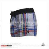 Female Photos Sexy Full Open Sexy Check Mini Running Shorts thumbnail-4