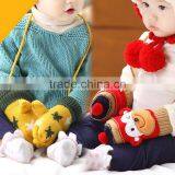TC13005 Cheap Cute Fashion Winter Warm Baby Mitten Knitted Animal Pattern Kids Gloves With String thumbnail-1