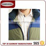 Hot Design Men'S Contrast Color Fashion Hoody Padded Quilting Jacket For Sale thumbnail-3