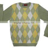 Men( Jacquard ) 2010 Fashion Cotton Sweater, (12GG ) thumbnail-1