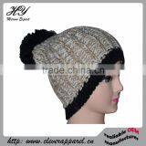 Best Selling Cheap Winter Pompom Knitted Hat thumbnail-3