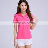210 Grams Fabric Weight and Short Sleeve Sleeve Style Ladies Pique Polo Shirts
