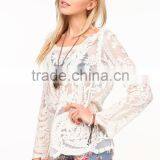 Latest Summer Lace Blouse Fashion Blouses for Middle Aged Women thumbnail-4