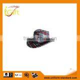 ISO9001 BSCI Factory Hot Sale Red Fleece Tailored Made Plaid Hat thumbnail-1