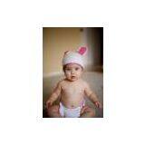 Cute Rabbit Baby Hat and Shorts Handmade Crochet Photography Props Baby Hat and Shorts thumbnail-1