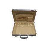 Silver Custom Aluminum Laptop Carrying Case For Women With Metal Lock thumbnail-1