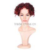 Large Stocks! Short Hair Wig, Synthetic Hair Wigs, Short Dark Brown Cosplay Hair Wig thumbnail-1