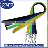 Fluorescent Green Black Yellow High Quality Colorful Lanyards With Fastener thumbnail-2
