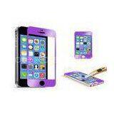 9H Purple Explosion Proof Tempered Glass Screen Protector for Iphone 5s , 5c