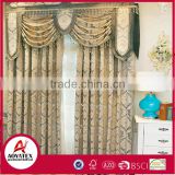 100% polyester latest elegant flocking curtains for the living room
