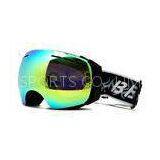 Anti Fog Over The Glasses Ski Goggles / OTG Snowboarding Goggles Blue