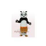 Fur Kung Fu Panda Mascot Costume Christmas Party Dress