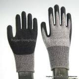 HPPE Crinkle Latex Dipped Cut Resistant Gloves