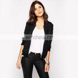 Bomber Black Lady Jacket in Lace thumbnail-2