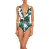 Whole Sale Open Front V Neck Summer Bikini Women Bikini Dresses thumbnail-1