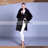 China Supplier Winter Mink Fur Coat / Mink Coat With Fur Collar thumbnail-3