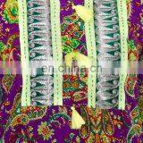 100% Cotton Printed Short Mandarin Collar 3/4 Sleeve Woman Kurtis thumbnail-3