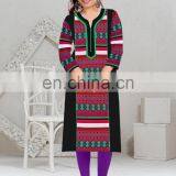 Floral Printed Printed Beautiful Girls Wear Tunic / Casual Kurits thumbnail-1