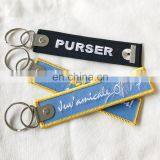 Customized Cheap Fashion Embroidery Keychain