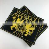 High Quality Apparel Accessory Cotton Woven Patch/ Eng Woven Labels for Garment