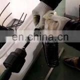 High Elasticity Cnc Spiral Cable Coiled Cable Spiral Cable With 4 Pin Connector thumbnail-1