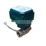 Wifi Hvac Valve Automatic Shut off Smart Valve Stainless Steel Brass BSP NPT Motorized Flow Control Valve thumbnail-1