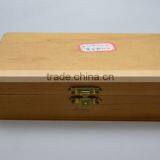 Natural Color Varnished Solid Wooden Box Compartment,hinge Wood Boxes Accept OEM thumbnail-2