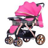 Hot Sale Light Weight Stroller Multifunction Infant Pushchair Reversible Travel Pram thumbnail-5