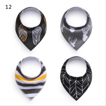 Saliva Towel Baby Bib Triangle Towel Mother and Baby Products thumbnail-5