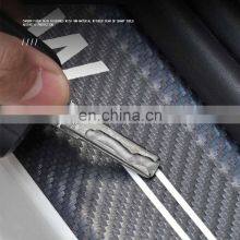 4pcs Car Sticker Door Carbon Leather Fiber Sill Plate For Ford Focus 2 3 MK1 MK2 MK3 MK4 VIGNALE ST-Line Accessories Car Styling thumbnail-5