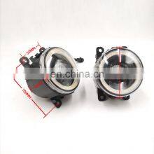 1 Pair 2 Functions Auto LED DRL Daytime Running Light Car Projector Fog Lamp Foglight For Subaru XV 2012-2018 thumbnail-2