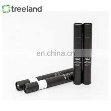 Black Cardboard Poster Tube Round Packaging Postal Mailing Tube With Silver Stamping thumbnail-4