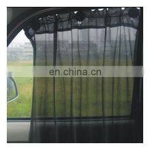 1 Pair Black Car Sun Shade Uv Protection Side Window Curtain Sun Shades Car Shade Cover Sunscreen Block With Cup